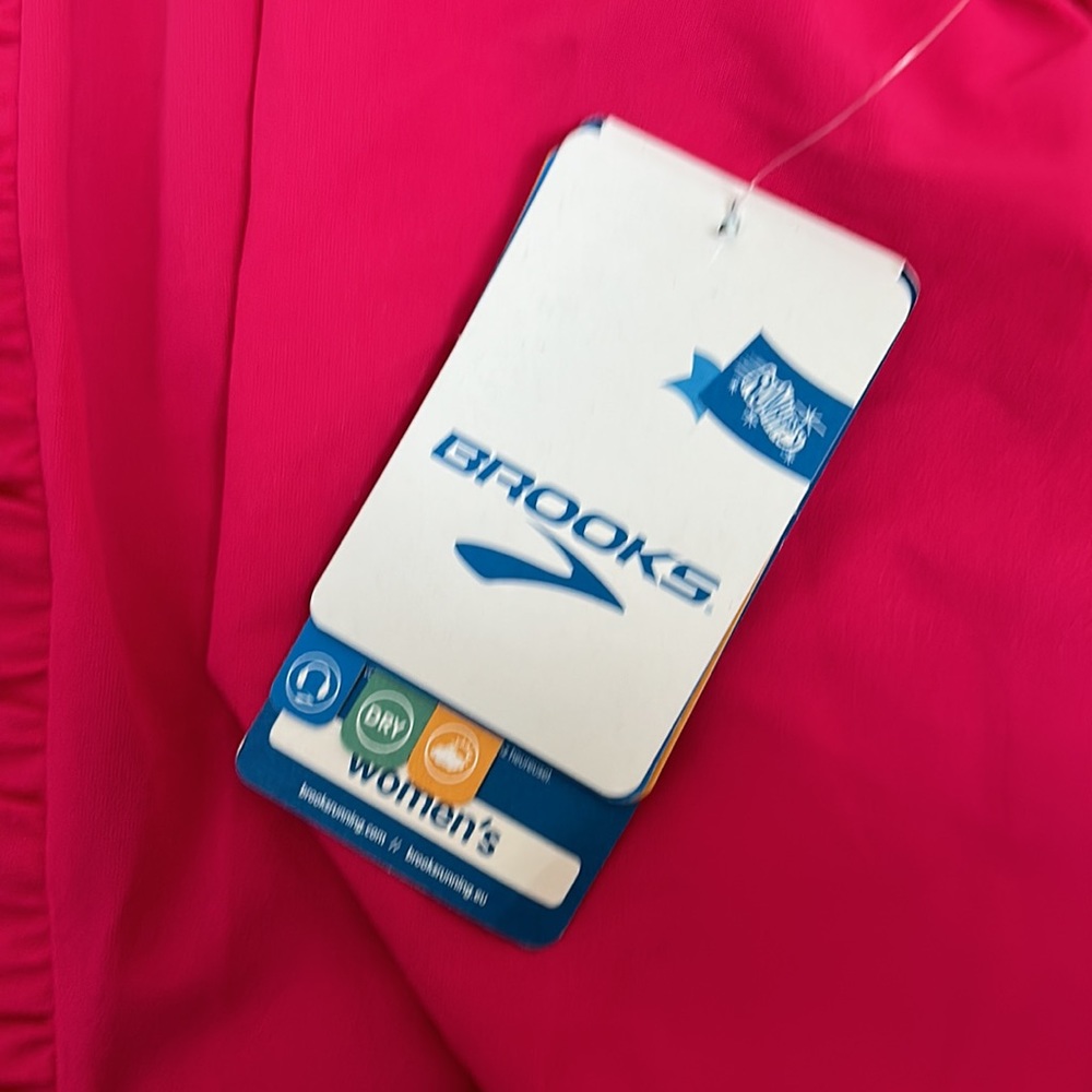 NWT Brooks Running Infiniti Anorak running jacket Pomegranate Pink Size XL - Picture 5 of 7